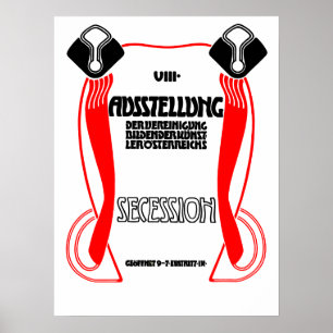 Poster Expo de Nouveau da arte de Viena Jugendstil do