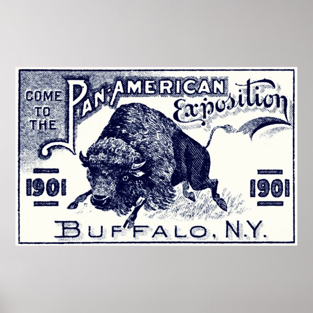 Pôster Expo Pan-Americano 1901 (Frente)