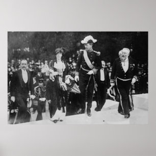 Pôster Expo Rei Albert & Queen Elizabeth Ghent 1913