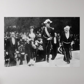 Pôster Expo Rei Albert & Queen Elizabeth Ghent 1913