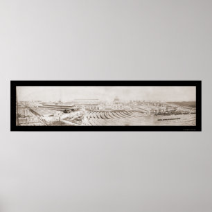 Pôster Exposição 1893 de Chicago, IL