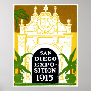 Poster Exposição 1915 de San Diego
