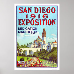 Poster Exposição 1916 de San Diego