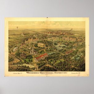 Poster Exposição centenária de Tennessee, Nashville
