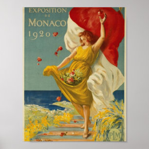 Poster Exposição de Monaco 1920