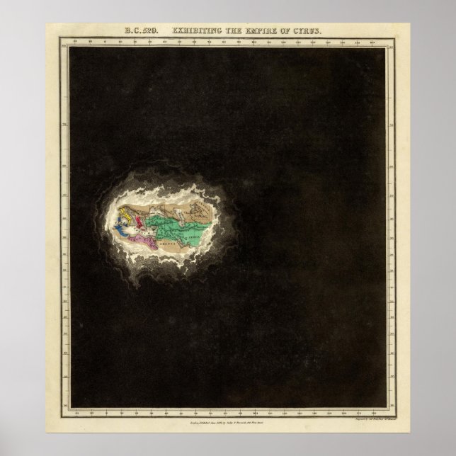 Poster Exposição do Império de Ciro 529 a.C. (Frente)