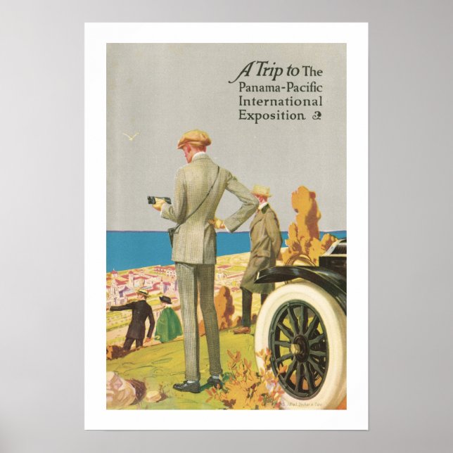 Pôster Exposição do Pacífico Panamá (Frente)
