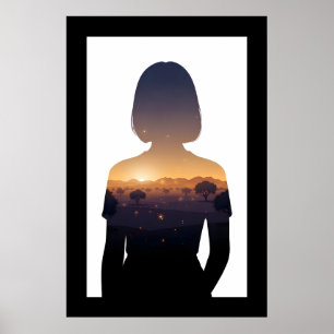 Poster Exposição dupla digital em Marrocos