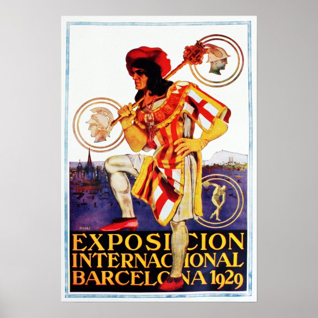 Poster Exposição Internacional de Barcelona de 1929 (Frente)