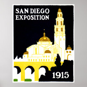 Pôster Exposição San Diego 1915