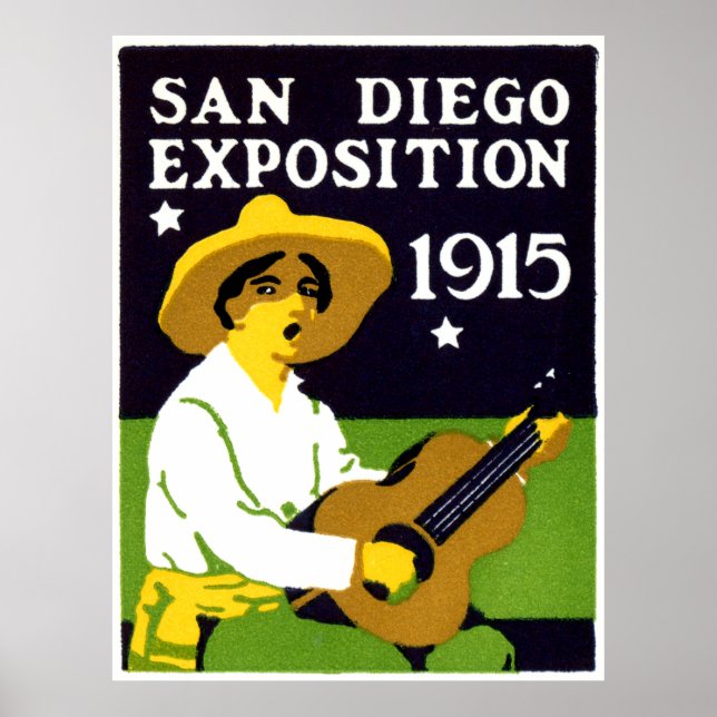 Pôster Exposição San Diego 1915 (Frente)