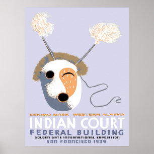 Poster Exposição Vintage American Design