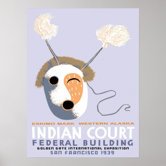 Poster Exposição Vintage American Design (Frente)