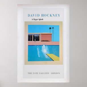 Poster Exposição Vintage 'Um Salpico Maior' de David Hock