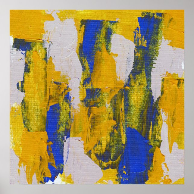 Pôster Expressão abstrato nº 10 por Michael Moffa (Frente)