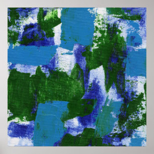 Pôster Expressão abstrato nº 4 por Michael Moffa