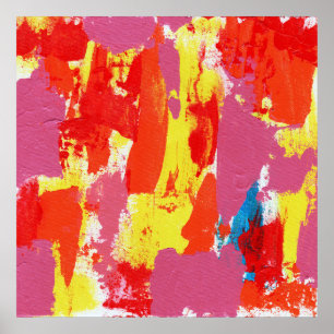 Poster Expressão abstrato nº 7 por Michael Moffa