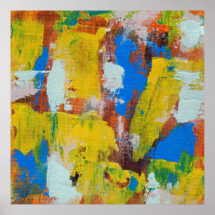 Pôster Expressão abstrato nº 8 por Michael Moffa