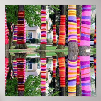 Pôster EXPRESSÃO DE LIGAÇÃO verde para a conservação da e