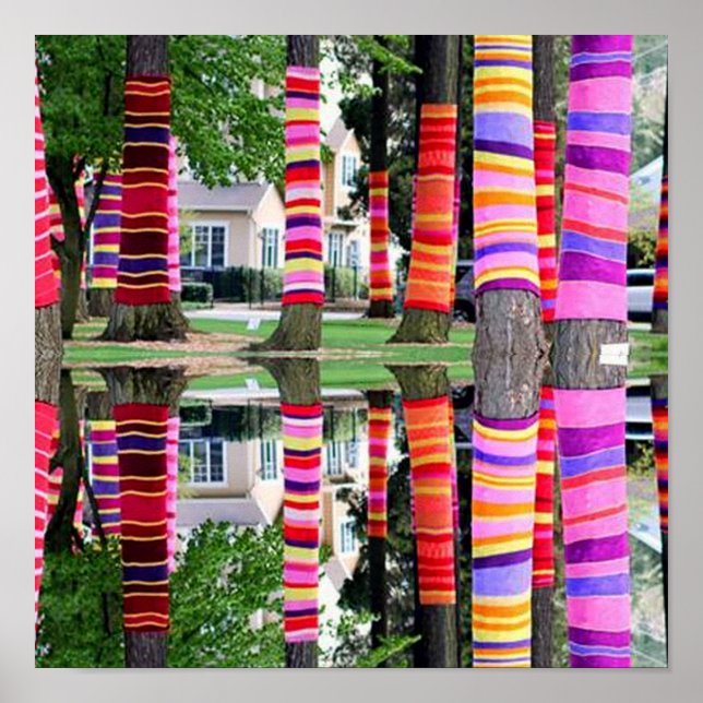 Pôster EXPRESSÃO DE LIGAÇÃO verde para a conservação da e (Frente)