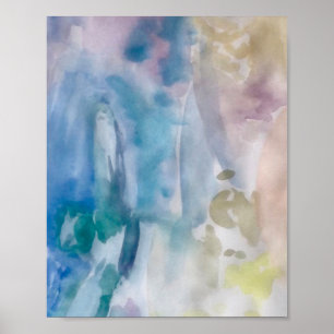 Poster Expressionismo de pintura da Subterrânia abstrato