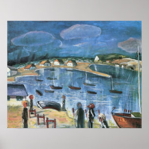 Poster Expressionismo Vintage, Hidensee por Walter Gramat