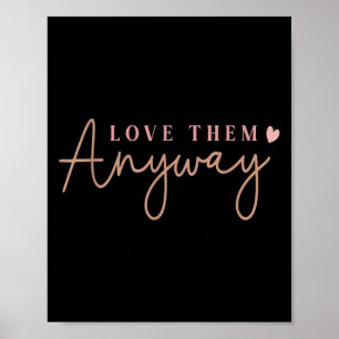 Poster Expressões Compatíveis Citação de Amor Motivaciona