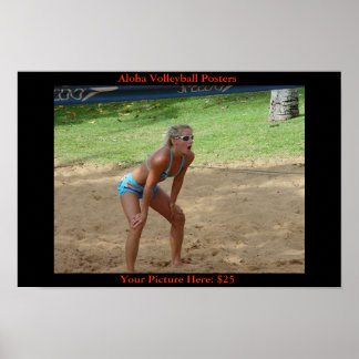 Pôster Expressões de voleibol