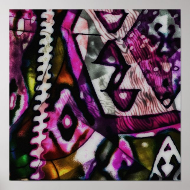 Poster Êxtase em Cores (Frente)