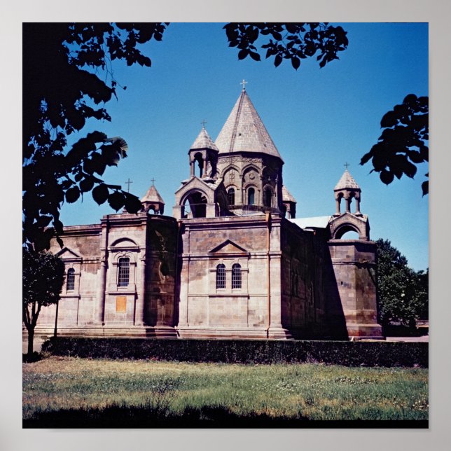 Pôster Exterior da Catedral de Etchmiadzin (Frente)