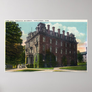 Pôster Exterior View of Judd Hall, Wesleyan University