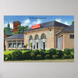 Poster Exterior View of the Broadway Drink Hall