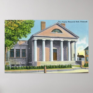 Pôster Exterior View of the Pilgrim Memorial Hall