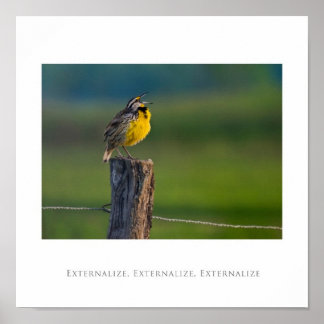 Poster Externalizar, Externalizar, Externalizar