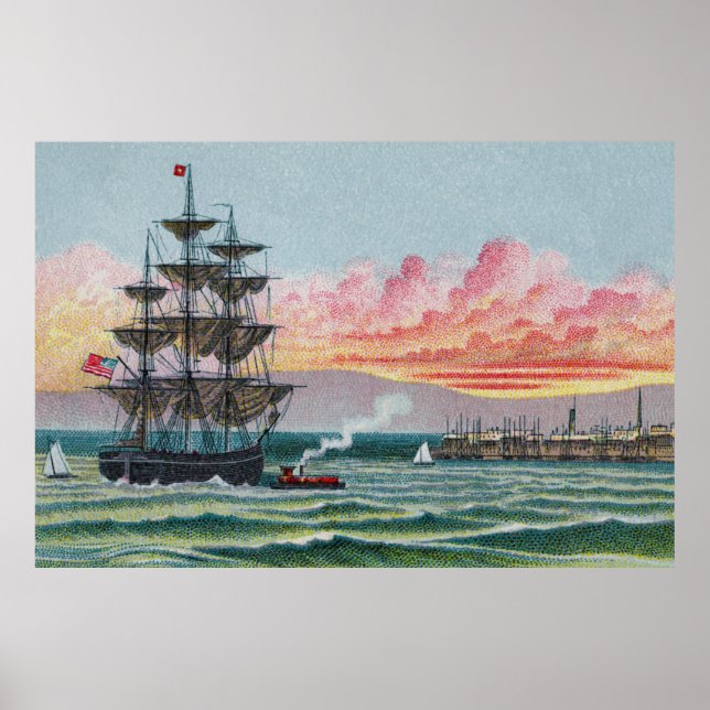 Poster Extra Grande do Vineyard de Martha (Frente)