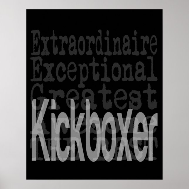 Poster Extraordinário do Kickboxer (Frente)