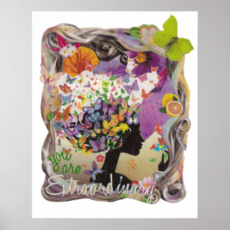 Poster Extraordinário e motivacional, Inspiraciona