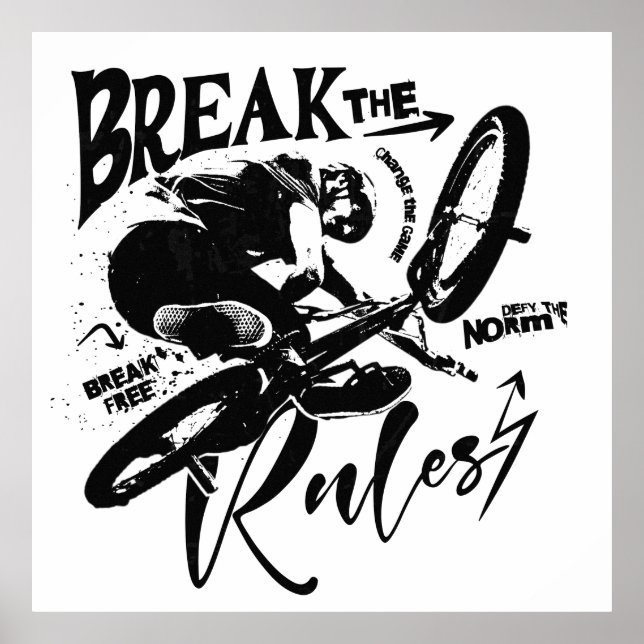 Poster Extreme BMX Freestyle Rider (Frente)