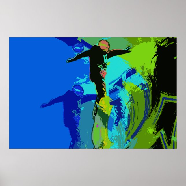 Poster Extreme Riding- Snowboarders   (Frente)