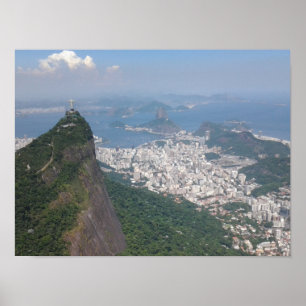 Poster Exuberante Rio de Janeiro Brasil Paisagem Carioca
