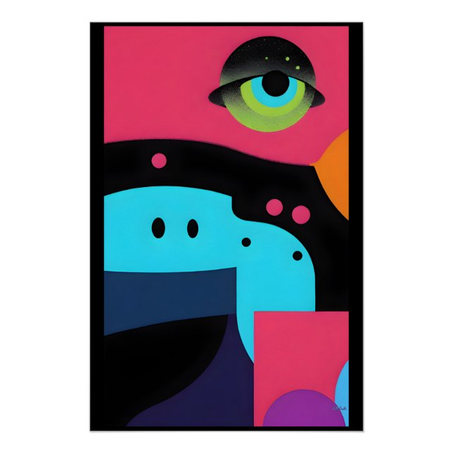 Pôster Eye Accept Radical Acceptance (Frente)