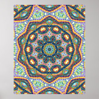 Pôster Eye Mandala