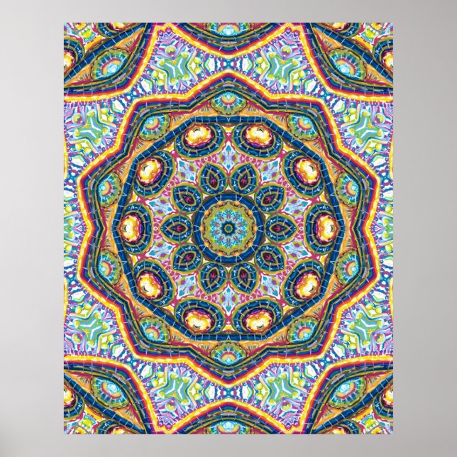 Pôster Eye Mandala (Frente)