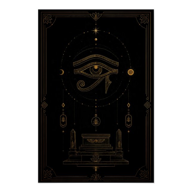Pôster Eye of Horus Celestial Altar Poster (Frente)