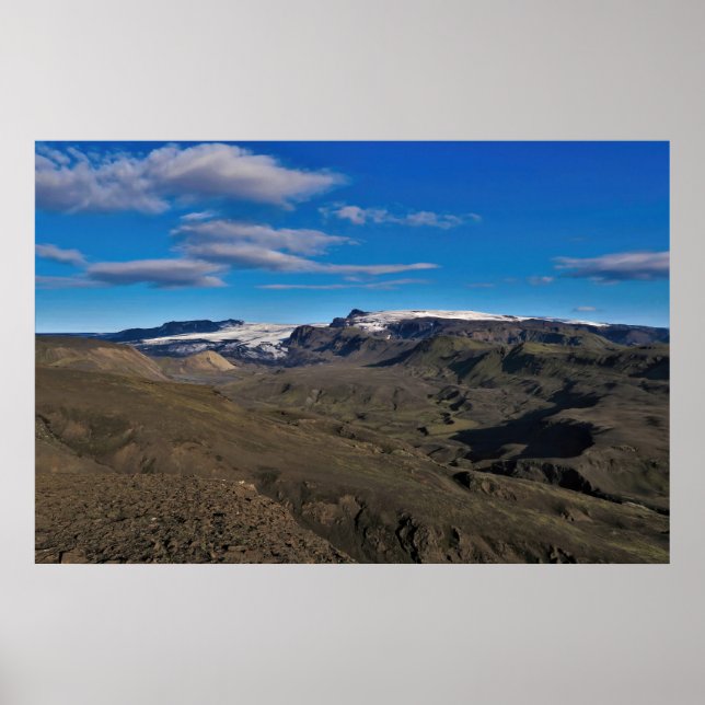 Poster Eyjafjallajökull (Frente)