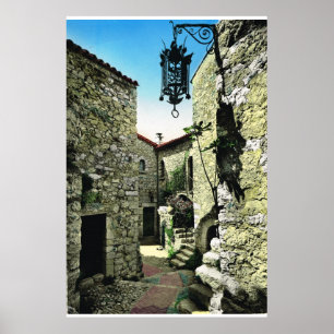 Poster Eze, Alpes marítimo