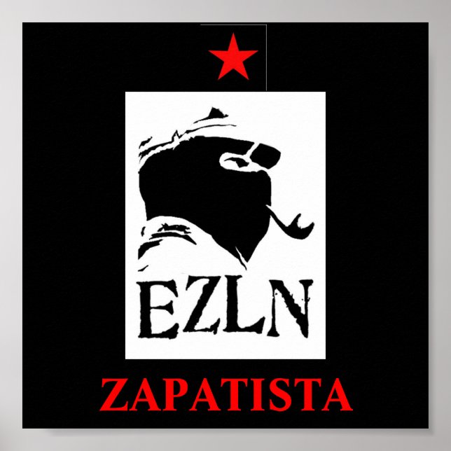 Pôster ezln zapatista (Frente)