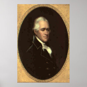 Poster Ezra Ames / Alexander Hamilton /
