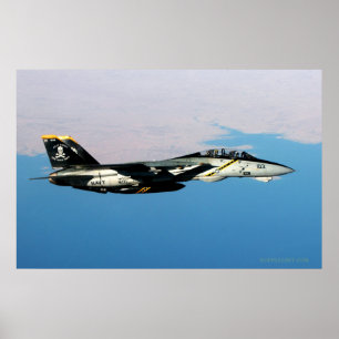 Poster F14 Jolly Rodger sobre o Iraque