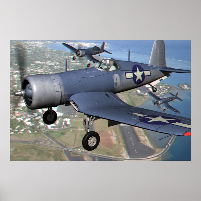 Poster F4U 3D Anaglyph (Frente)